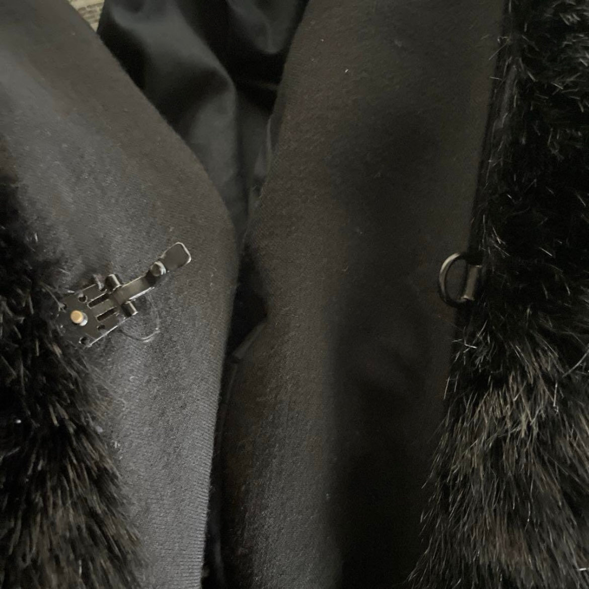 2004aw hussein chalayan fur docking wool coat 40