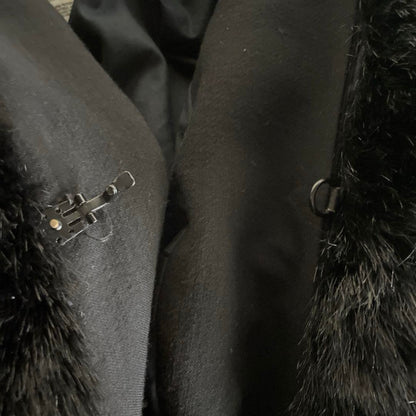 2004aw hussein chalayan fur docking wool coat 40