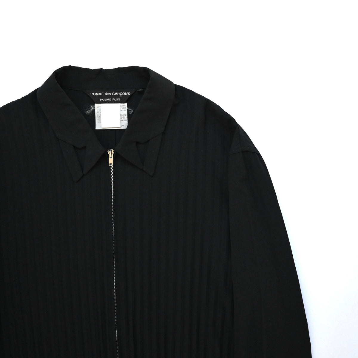1996aw comme des garcons homme plus distinctive collar cut pleats blouson M