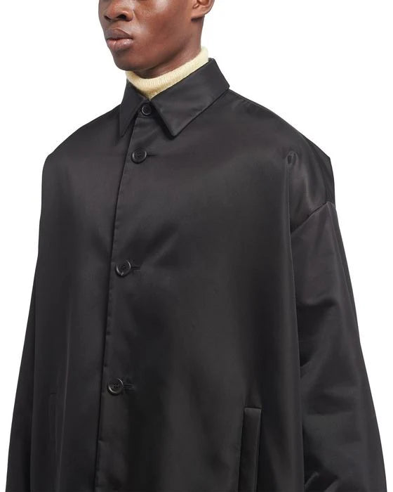 2021aw prada spg891 re nylon long coat S by raf simons