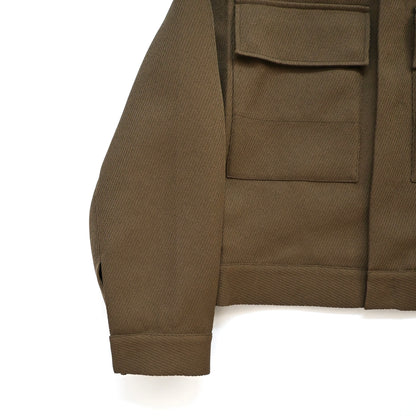2017aw jil sander polyester stand collar blouson 48