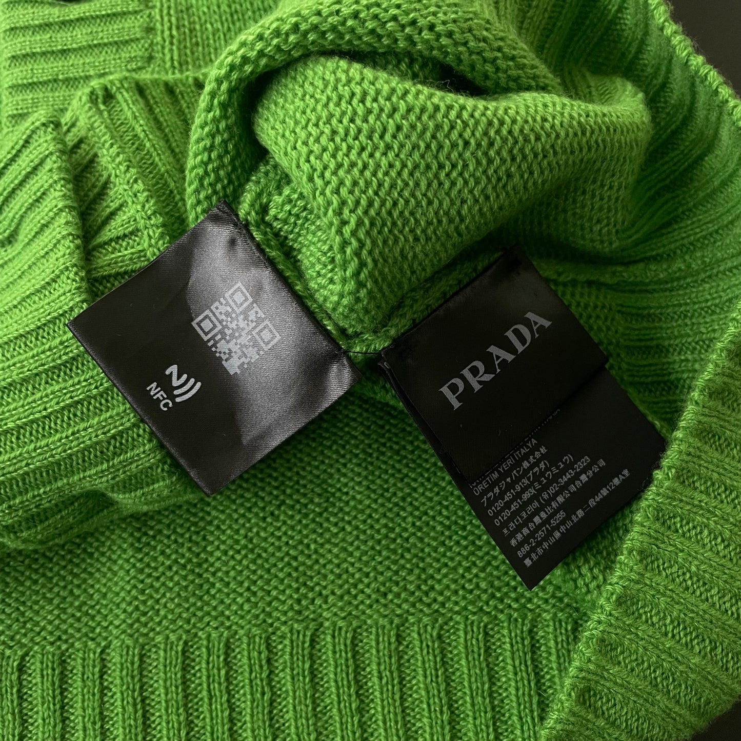 2022ss prada umg132 wool cardigan 52