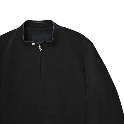 1999aw prada leather piping nylon blouson L