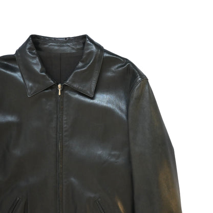 1990s agnes b homme gemuine leather jacket 2