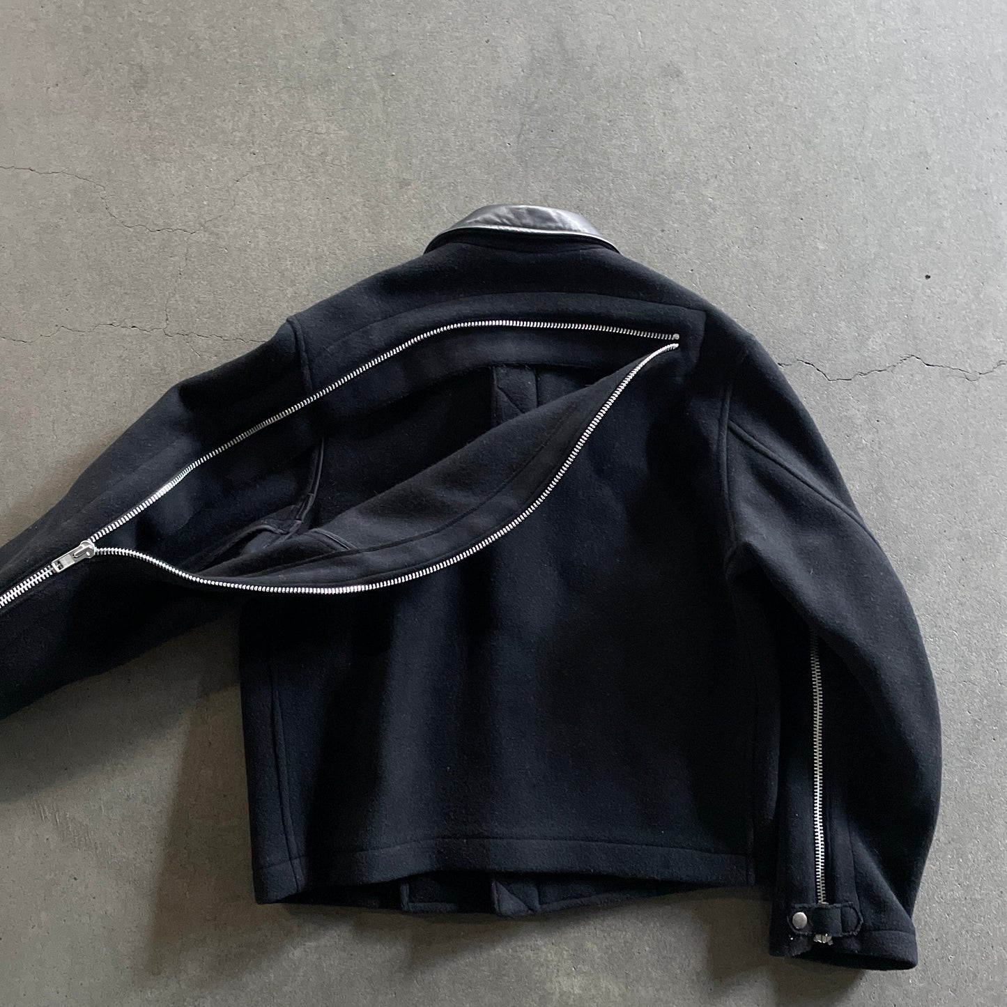 2004aw yohji yamamoto pour homme 6.1 the men back zip jacket 3