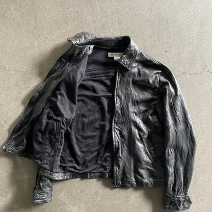 2005aw comme des garcons shirt leather S