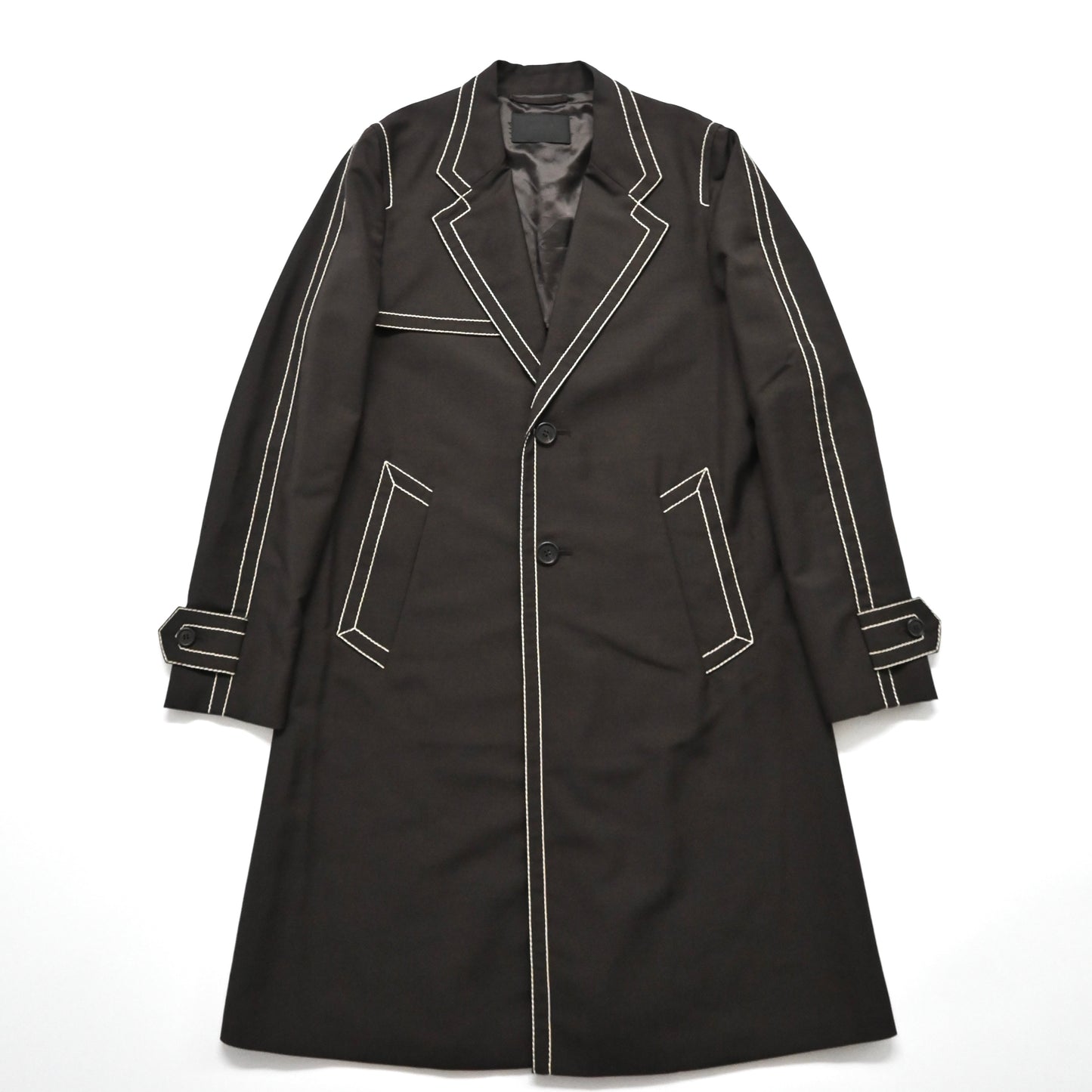 2015ss prada cotton stitch coat 46