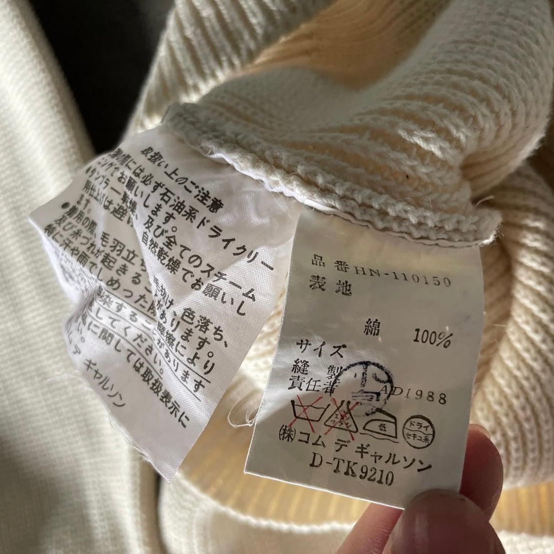 1988aw comme des garcons big logo kint L