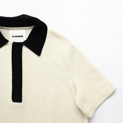2022ss jil sander heavy cotton polo shirt 48