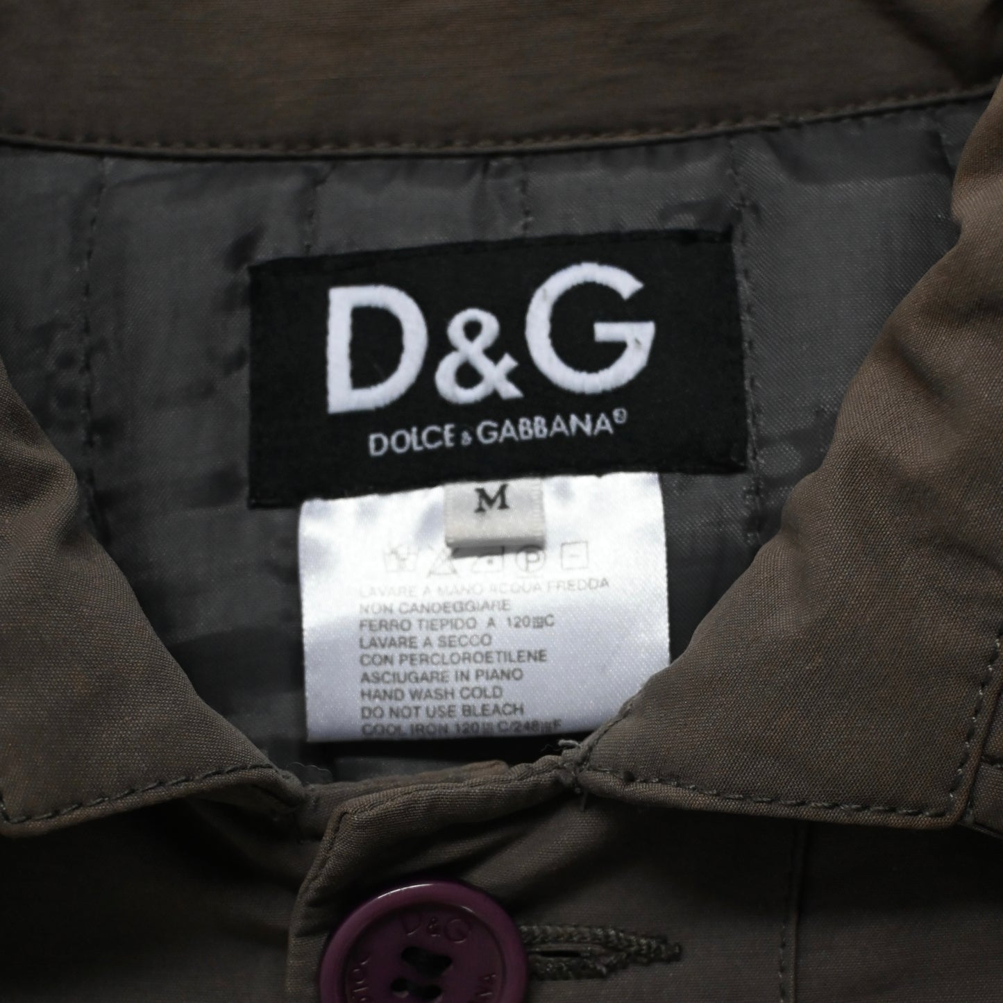 2003aw dolce&gabbana military parachute bomber jacket M