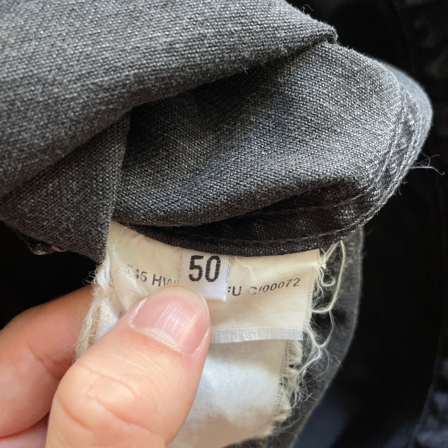 2003ss helmut lang leather sleeve denim jacket 50