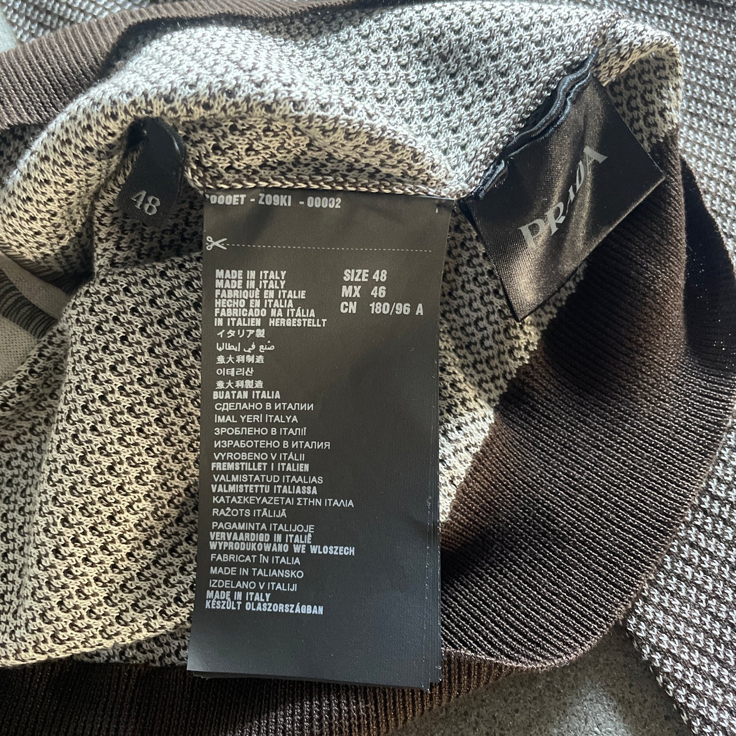 2015ss prada geomeptric kint 48