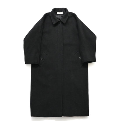 1980s calvin klein wool melton long coat M