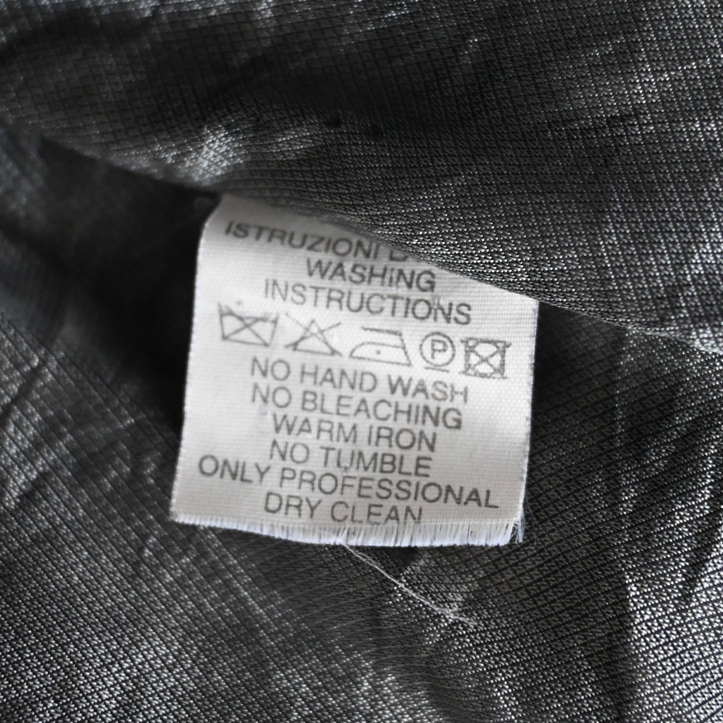 1993aw giorgio armani high neck cotton bomber jacket 50