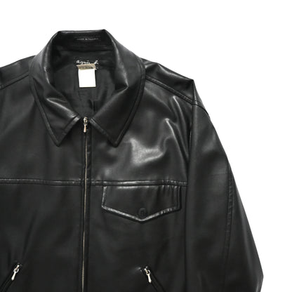 1990s agnes b homme pvc leather jacket 1