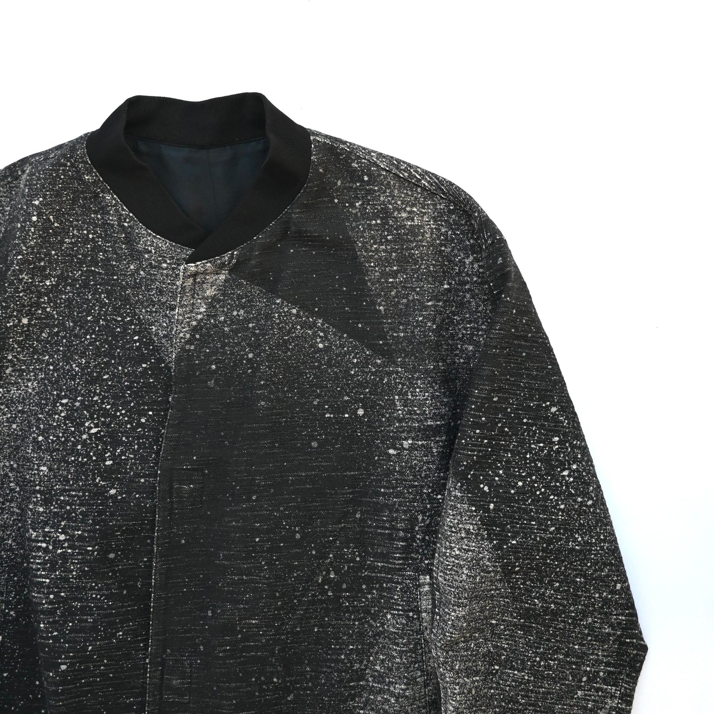 2014aw balenciaga paint pattern cotton ma-1 blouson 48