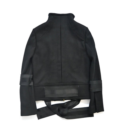 2004aw gucci asymmetric ribbon wool jacket 38 by Tom ford