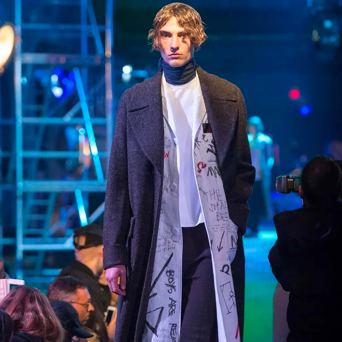 2015aw raf simons stitch wool coat 46