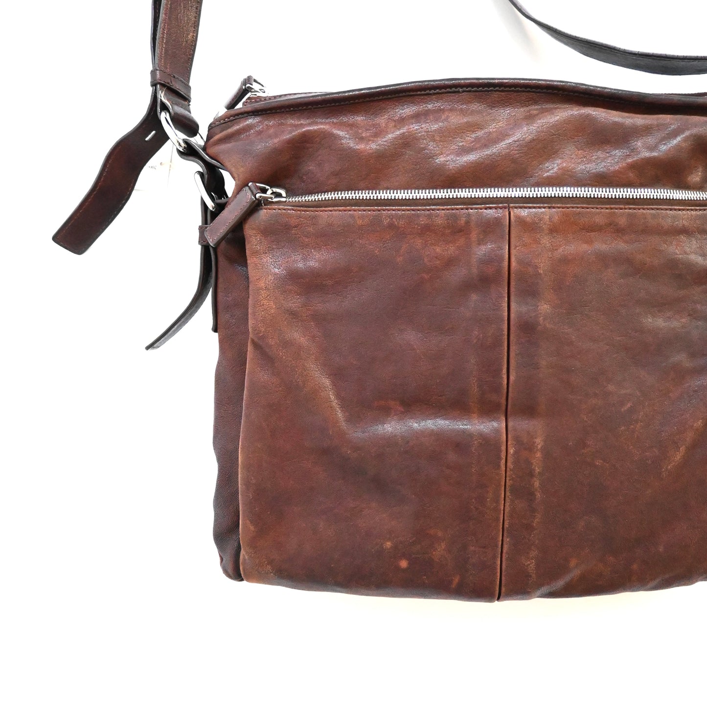 1990s prada cow leather shoulder bag