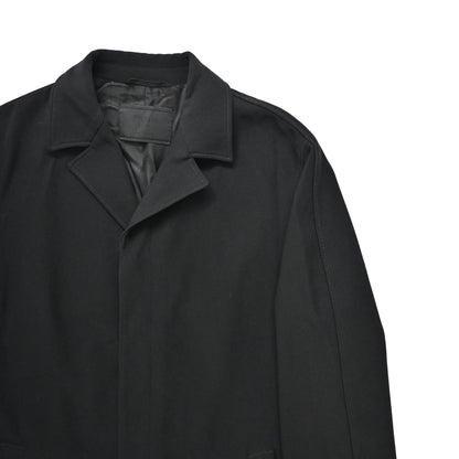 1998aw prada nylon chesterfield coat S