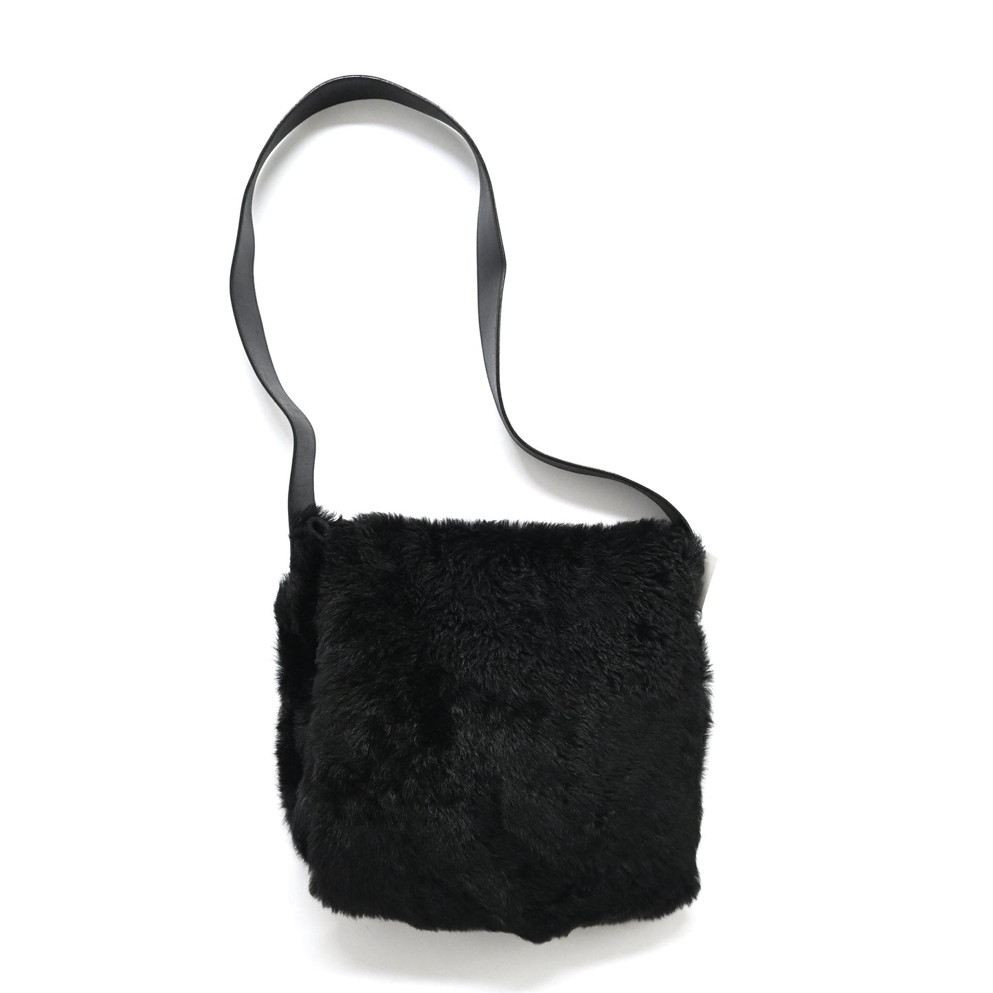 1996ss gucci black fur shoulder bag by tom ford