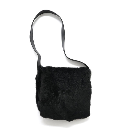 1996ss gucci black fur shoulder bag by tom ford