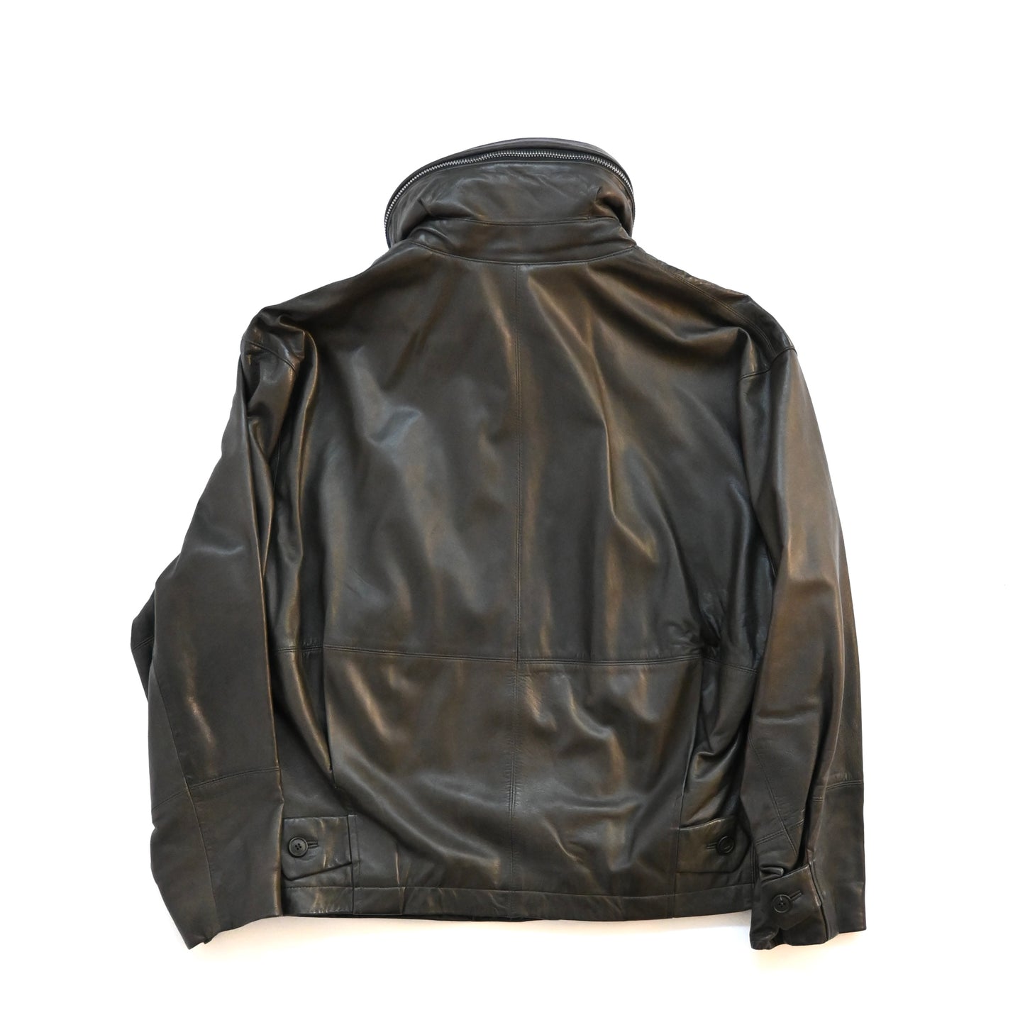 1992ss issey miyake lamb leather flight jacket L