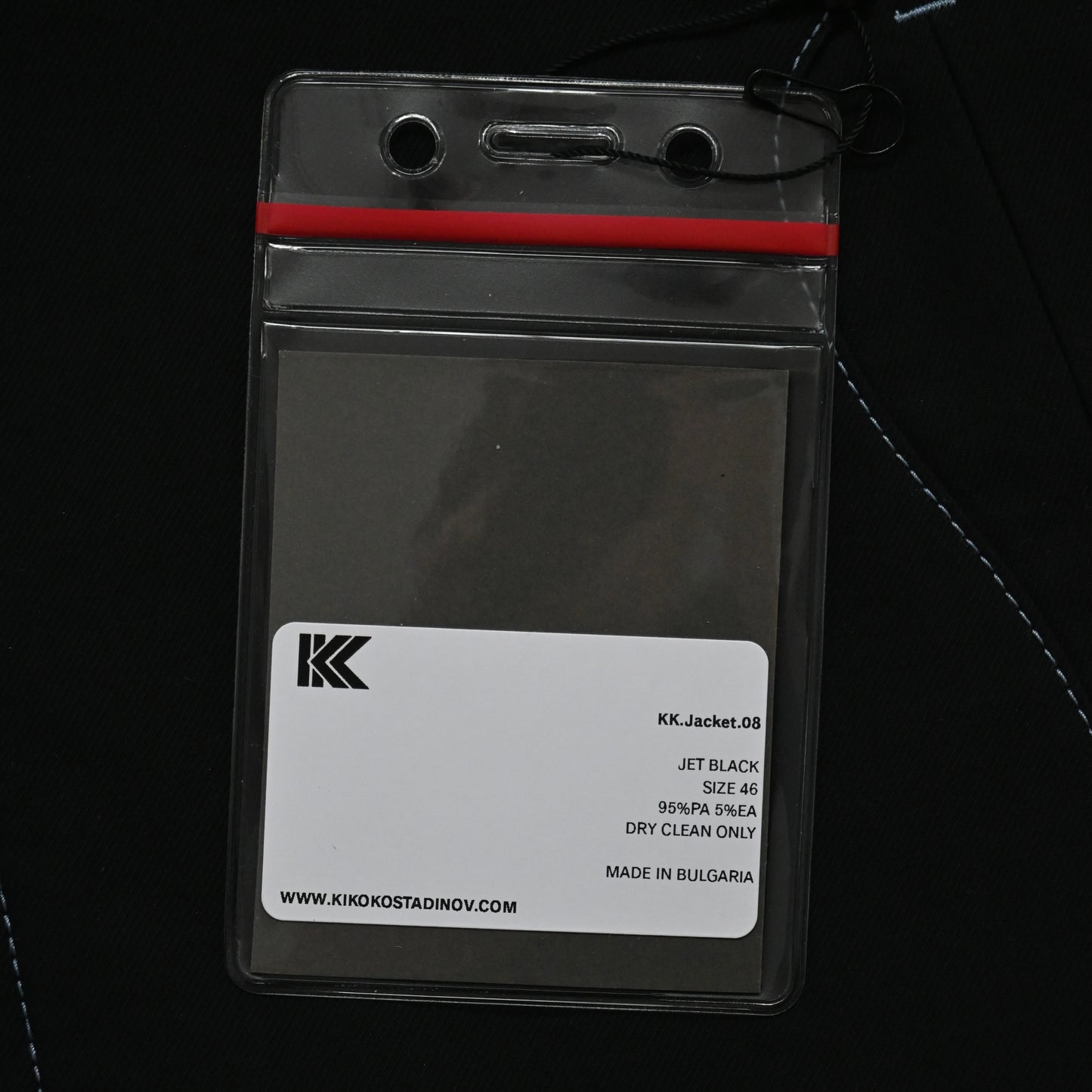 2023aw kiko kostadinov kk jacket 08 jet black 46