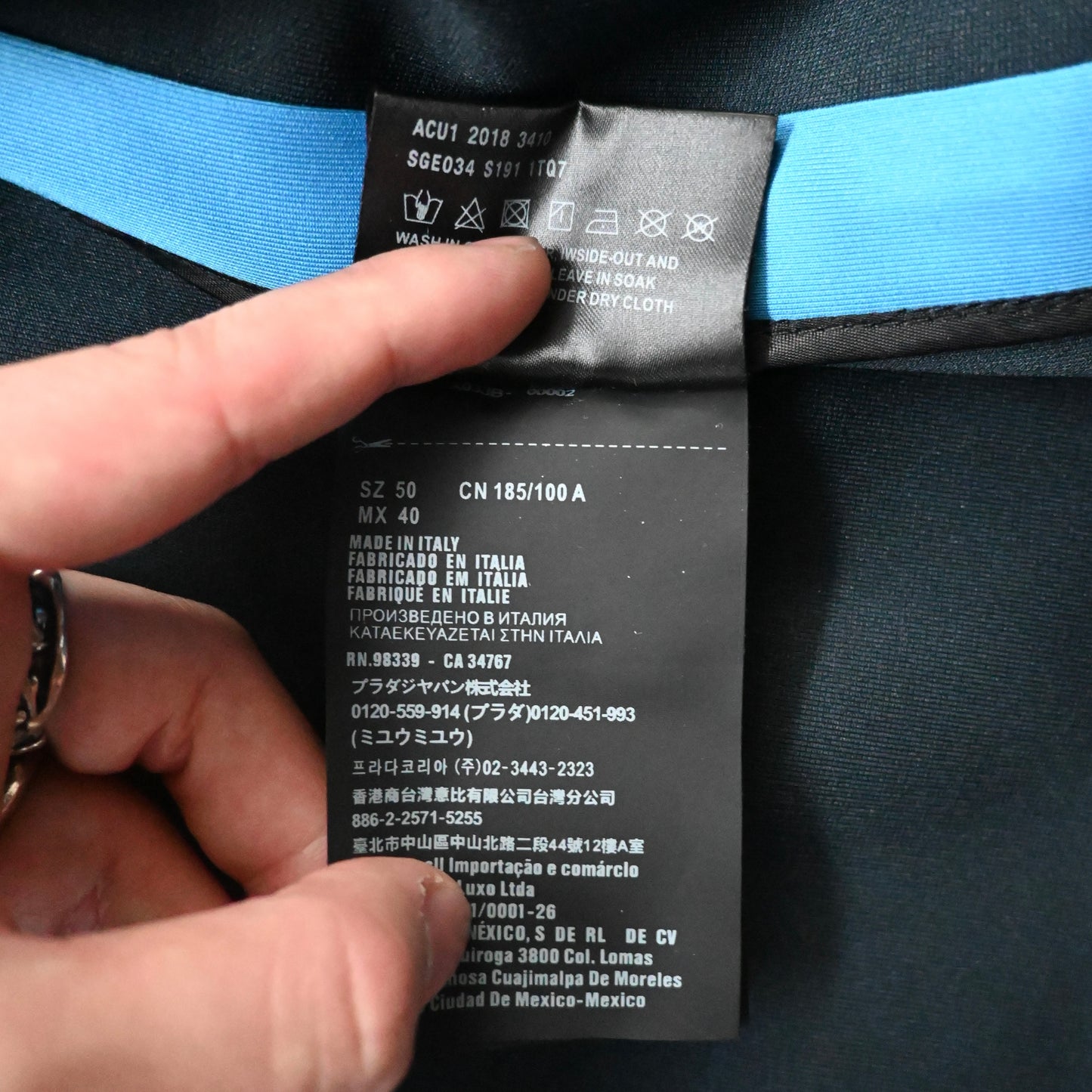 2018ss prada polyester track jacket 54