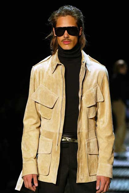 2003aw gucci M-65 wool field jacket 46 by Tom ford