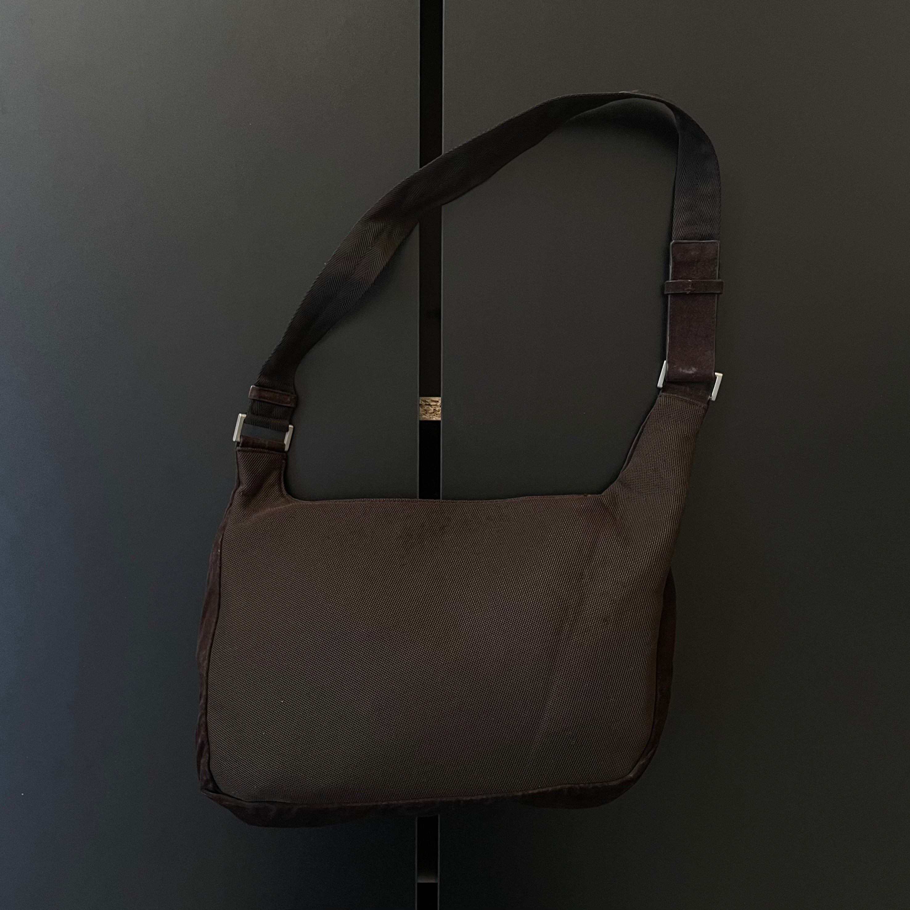バッグ aw1999 prada body bag 1999aw prada suedeshoulder bag – vexed_store