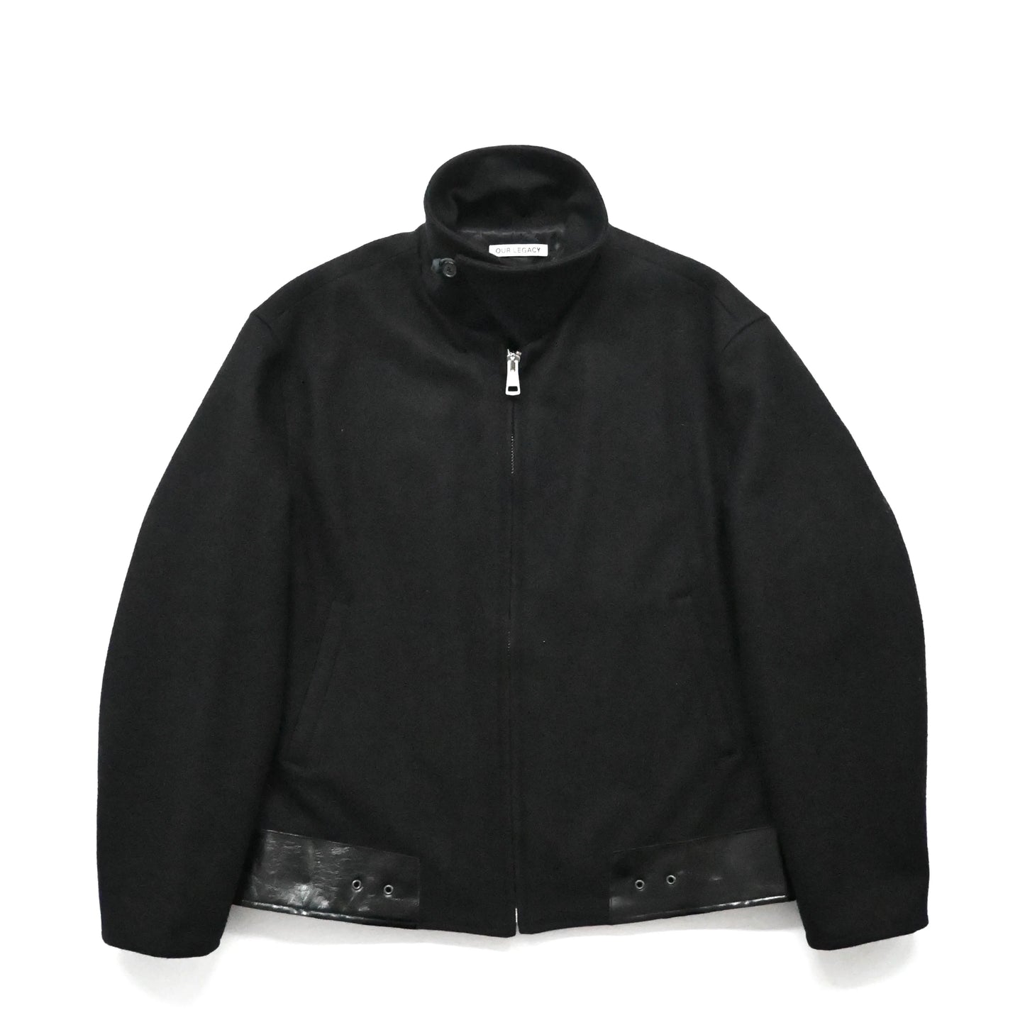 2023aw our legacy black leather hum jacket 46