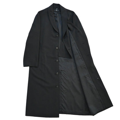 2001ss Y‘s yohji yamamoto collar docking wool coat M