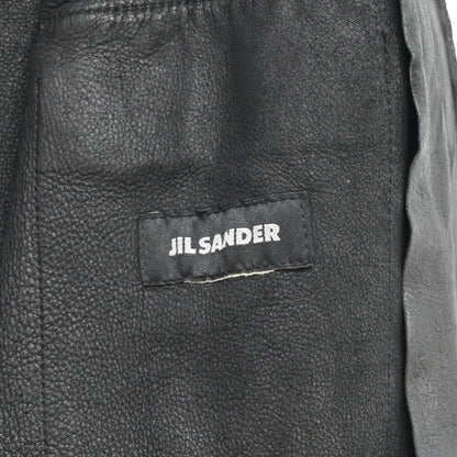 1998ss jil sander lamb leather high neek jacket 44