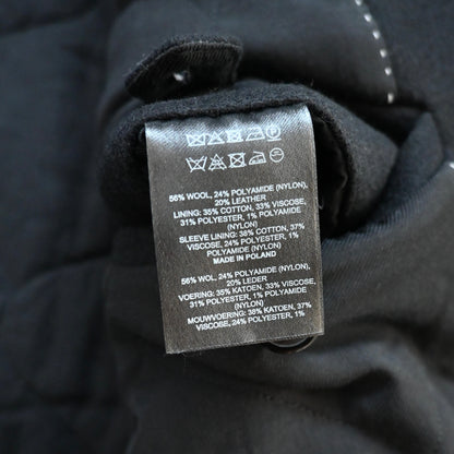 2023aw dries van noten work wear panelled wool coat M