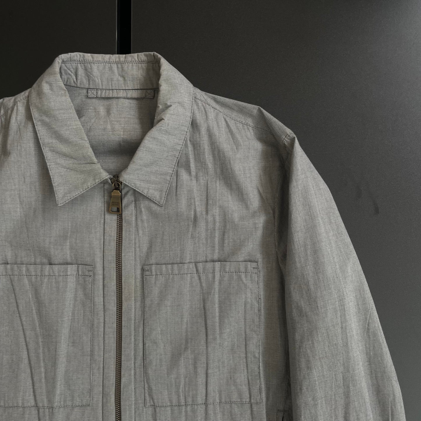 2000s prada sport SGV052 cotton blouson 46