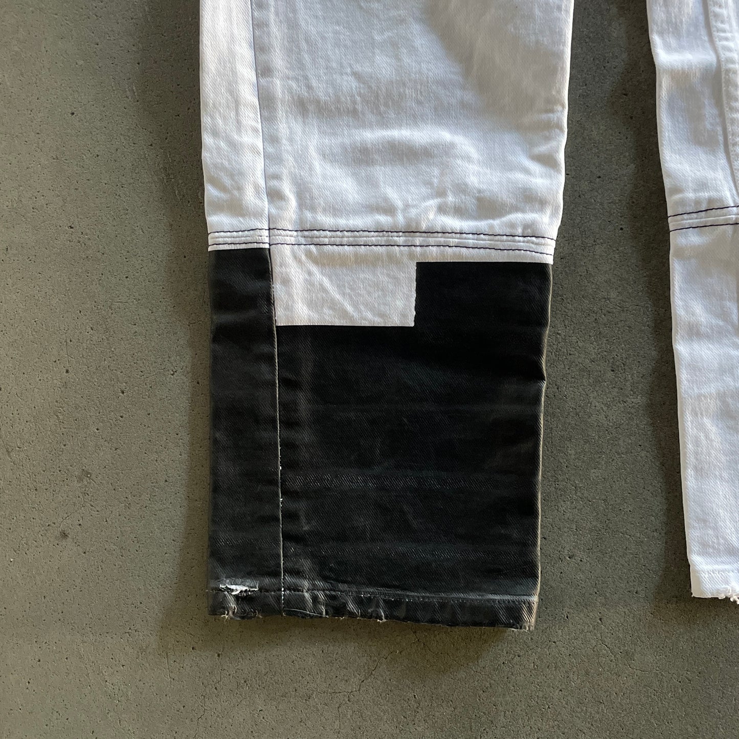 2003ss helmut lang rubber docking denim 30