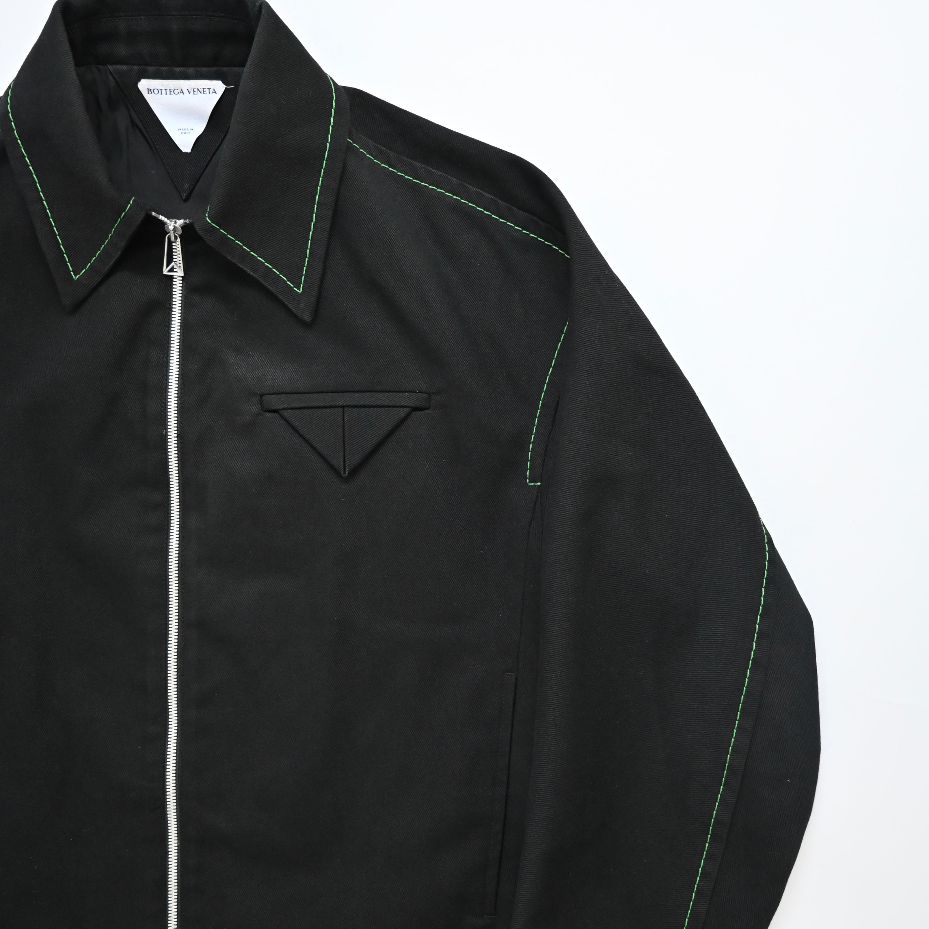 2022ss bottega veneta heavy weight cotton twill jacket 46
