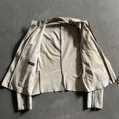 2000s jil sander unborn calf riders jacket
46