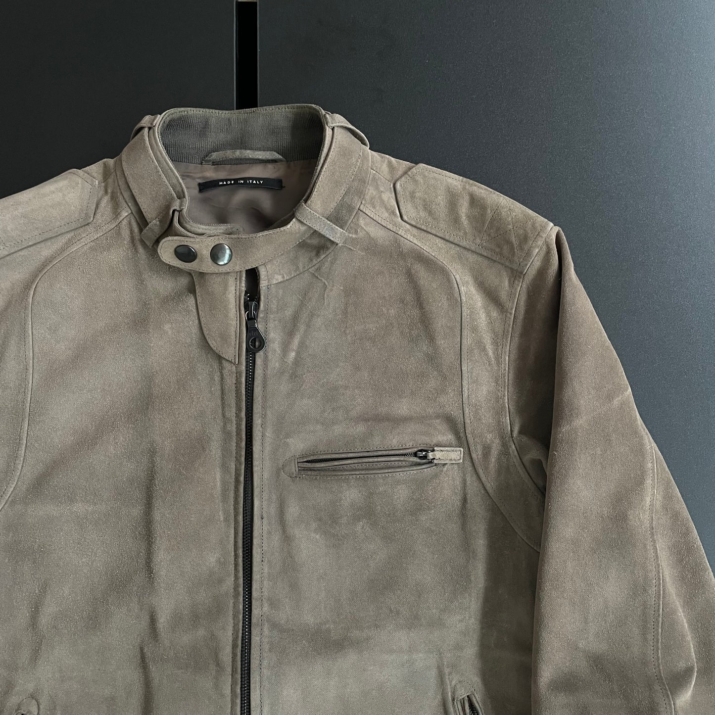 2000s gucci cowsuede riders jacket 46 by Tom ford