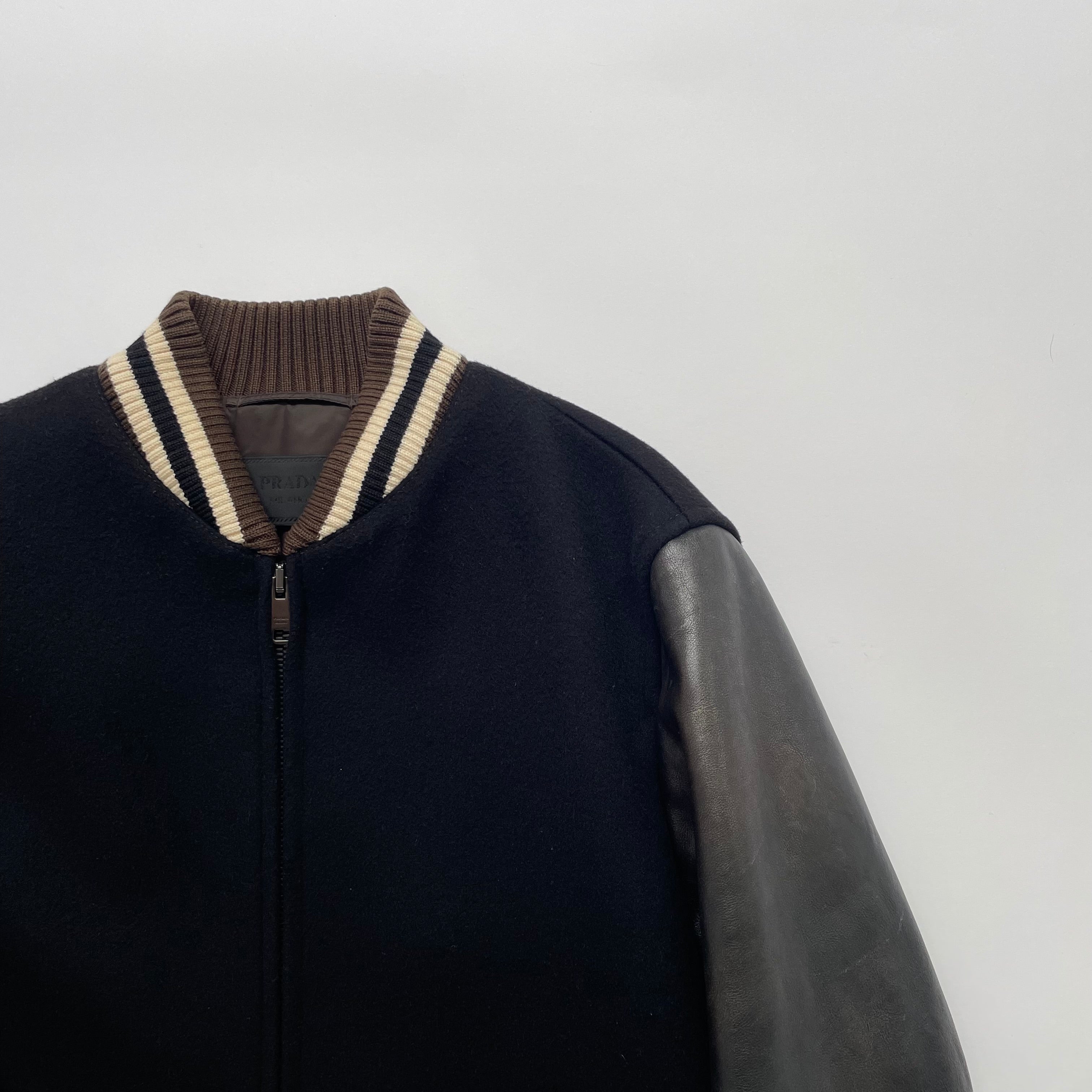 2014aw prada virgin wool varsity jacket 48 – vexed_store