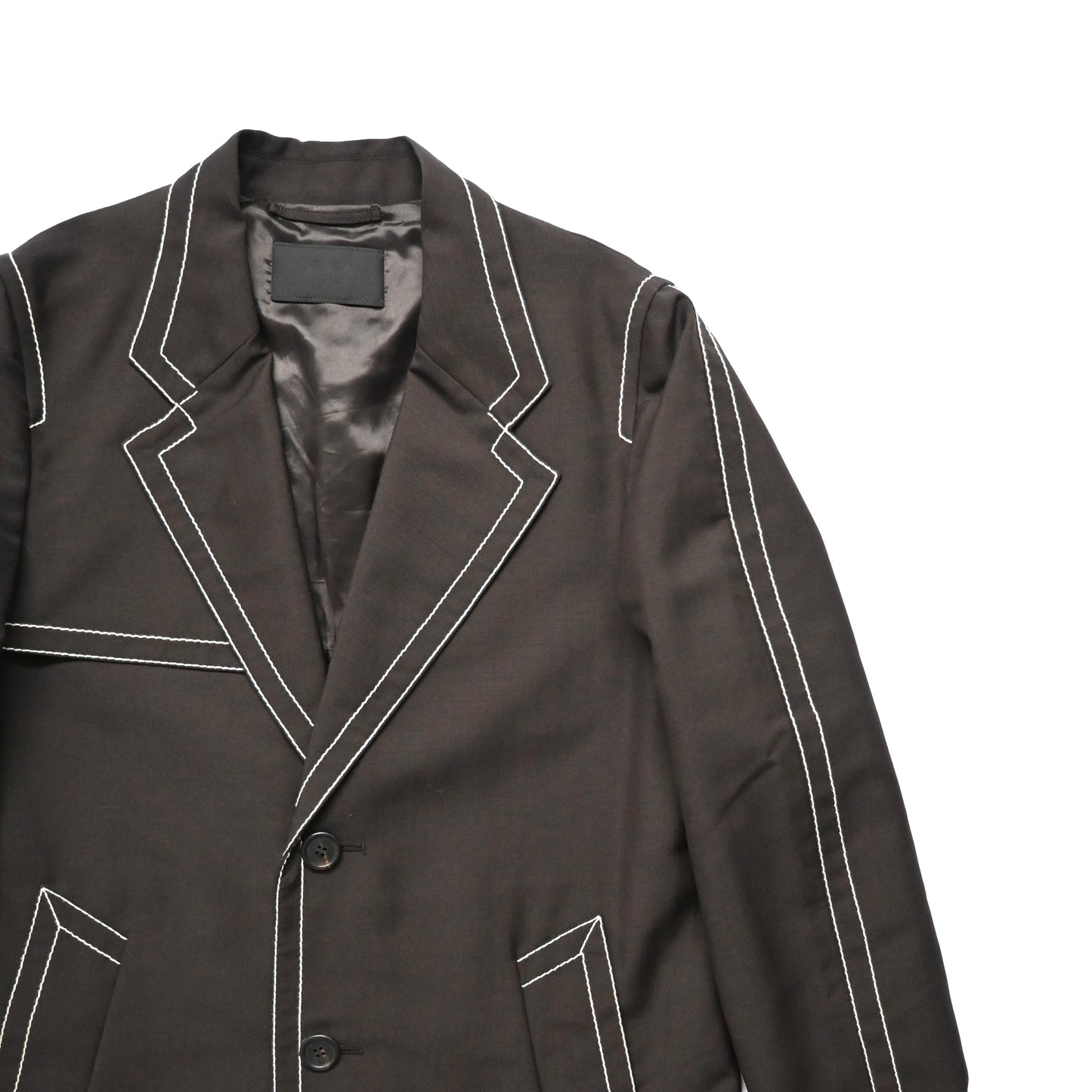 2015ss prada cotton stitch coat 46