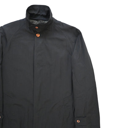 1990s giorgio armani cotton long coat 48