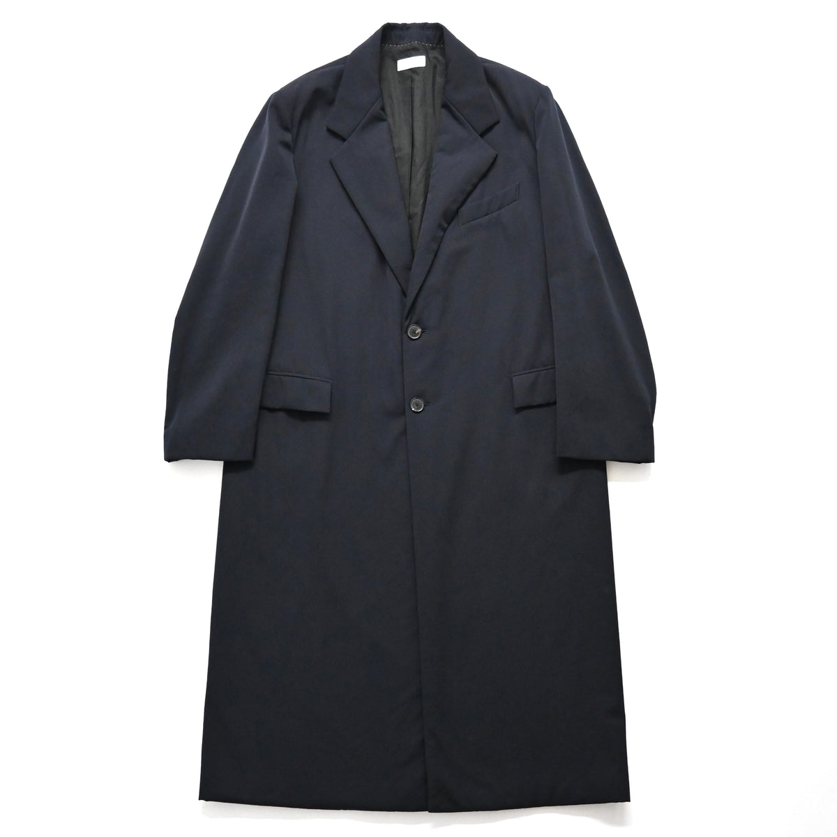 2024aw dries van noten navy wool coat L