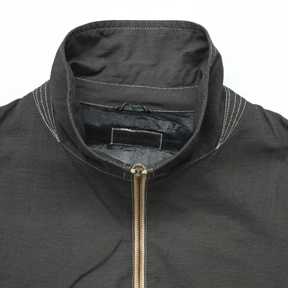 1993aw giorgio armani high neck cotton bomber jacket 50