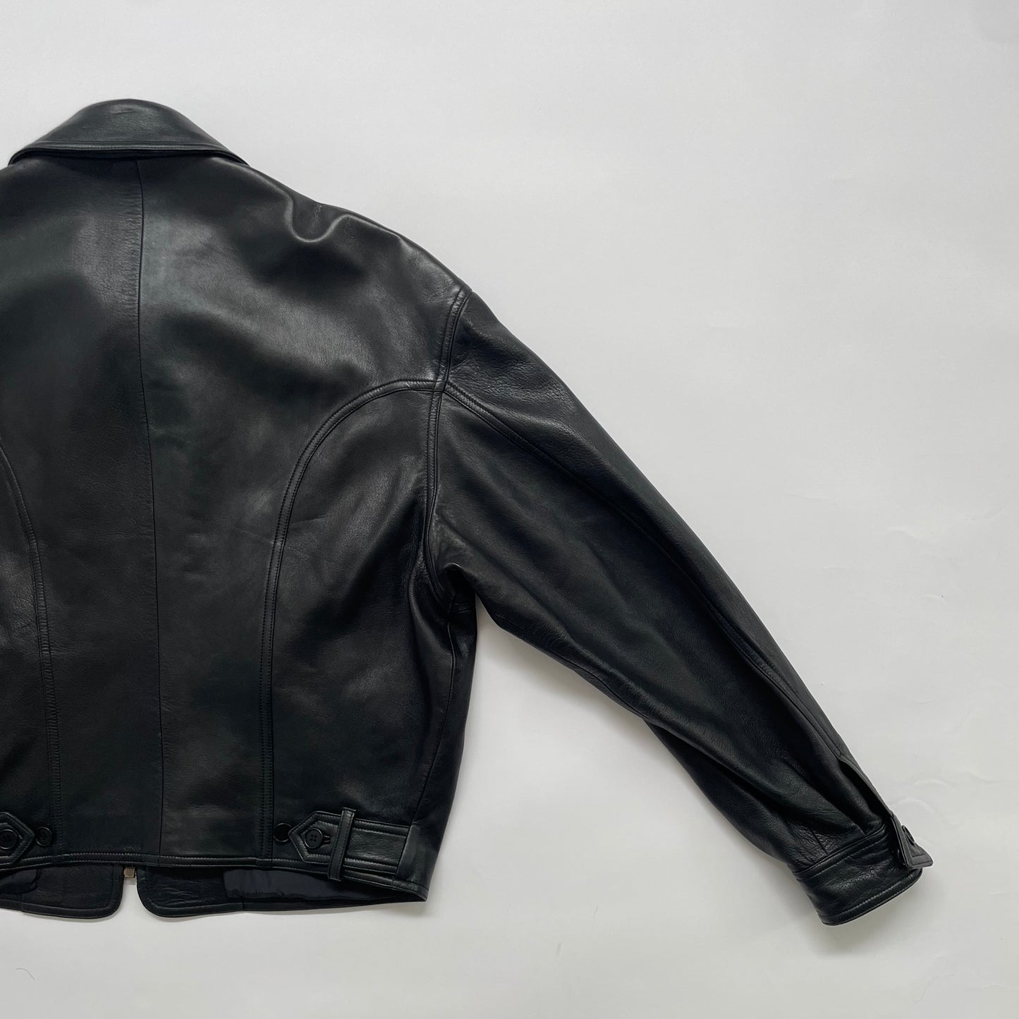 1980s gucci short leather blouson 50