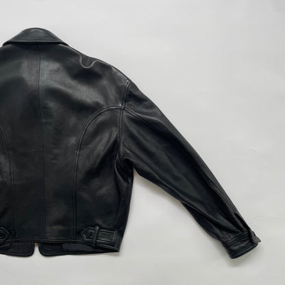 1980s gucci short leather blouson 50