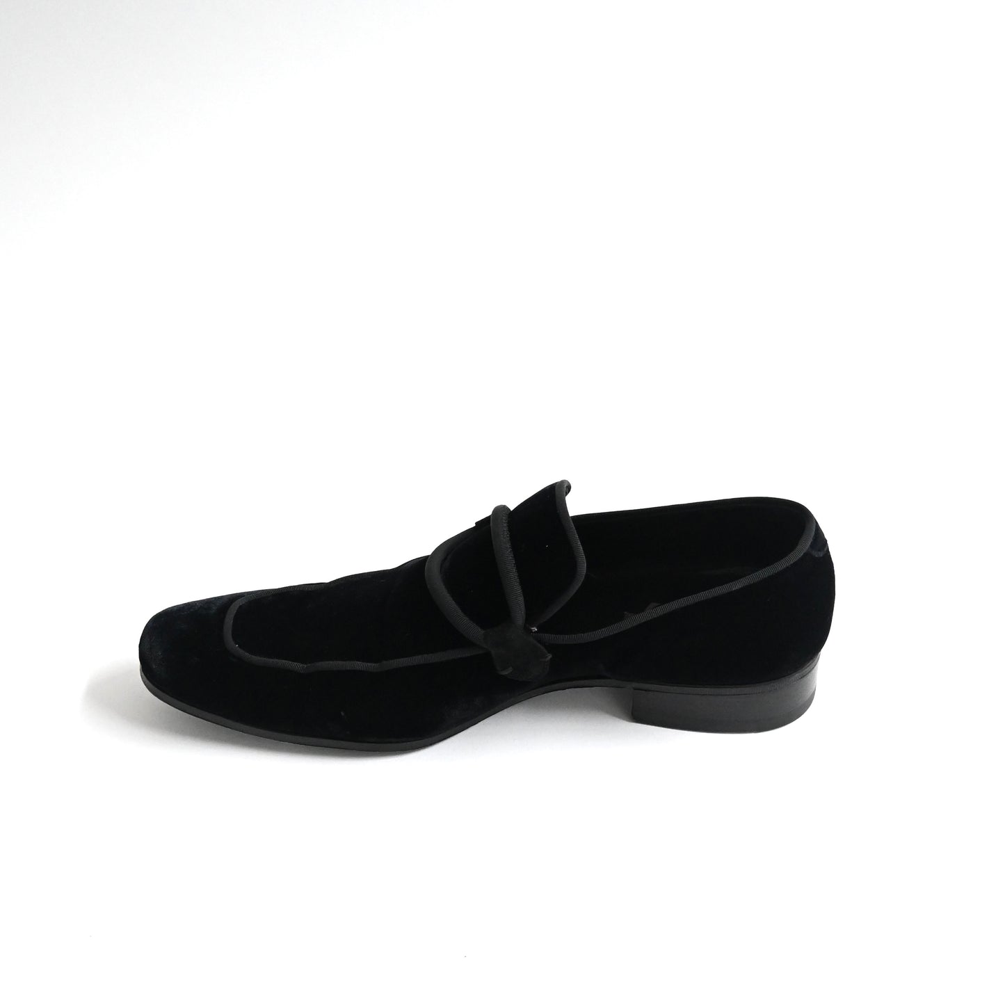 2000s yves saint laurent rive gauch velours low loafer 41 by Tom ford