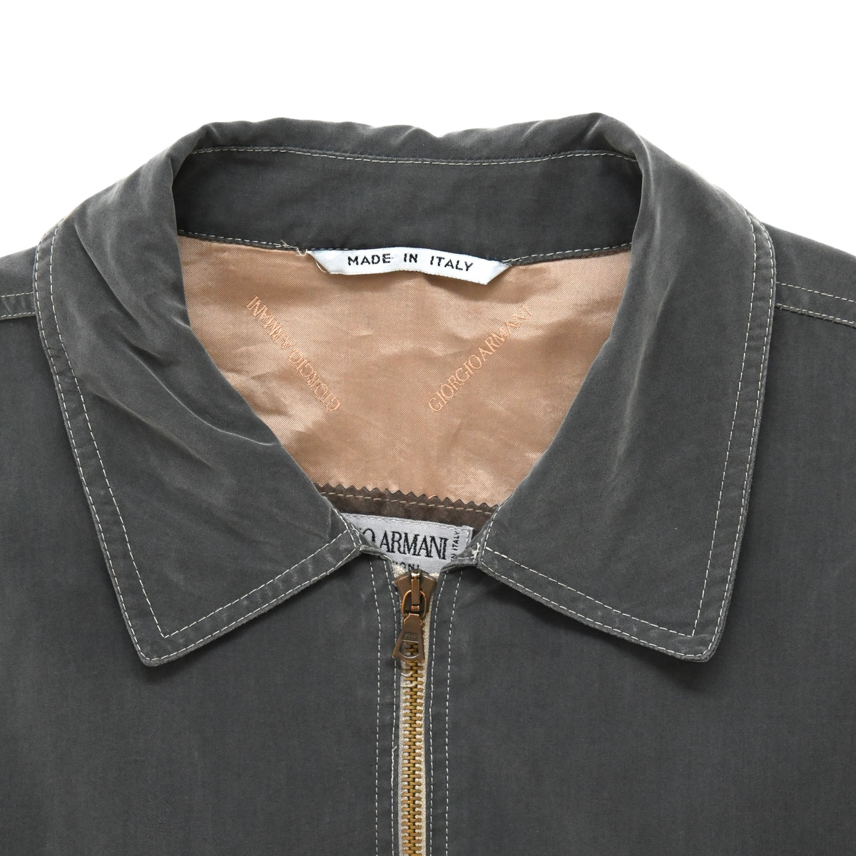1993aw giorgio armani microfiber nylon blouson M