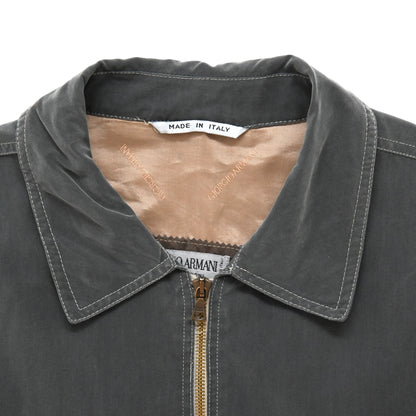 1993aw giorgio armani microfiber nylon blouson M